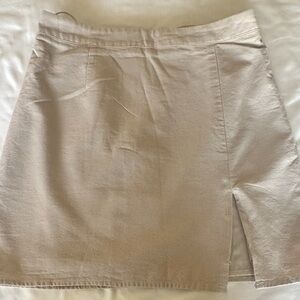 Eight Paris Beige Mini Skirt
